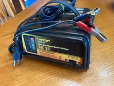EverStart BasicSix Dual-Rate Manual Battery Charger WM-82-6 6A / 2A - Tested