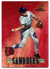 1997 Pinnacle #140 Ryne Sandberg Red Artist Proof SSP Chicago Cubs