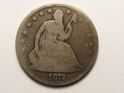 1872-S Liberty Seated Half, Good