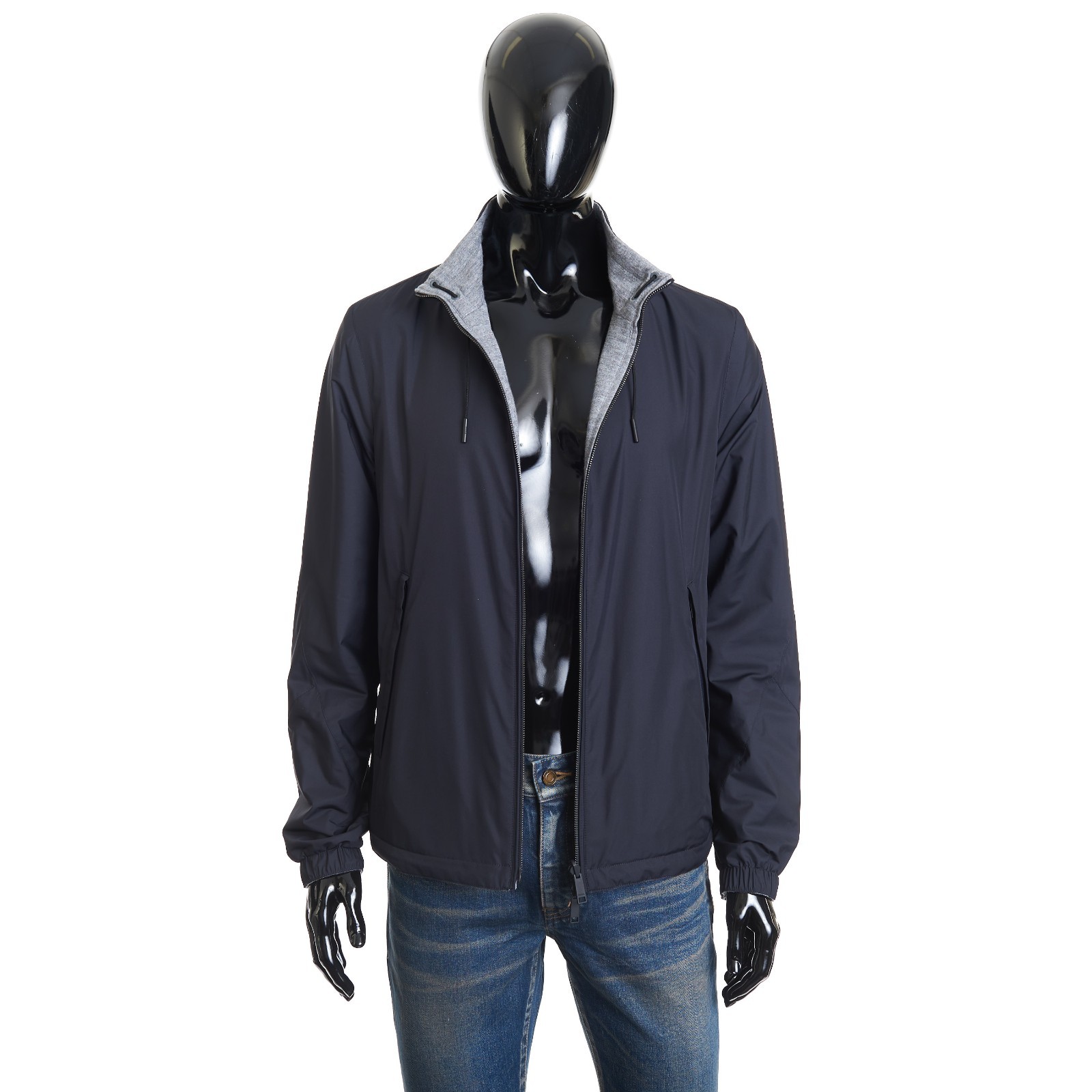 ZEGNA 3490$ Reversible Brezza Jacket - Cashmere Jersey & Microfiber image 2