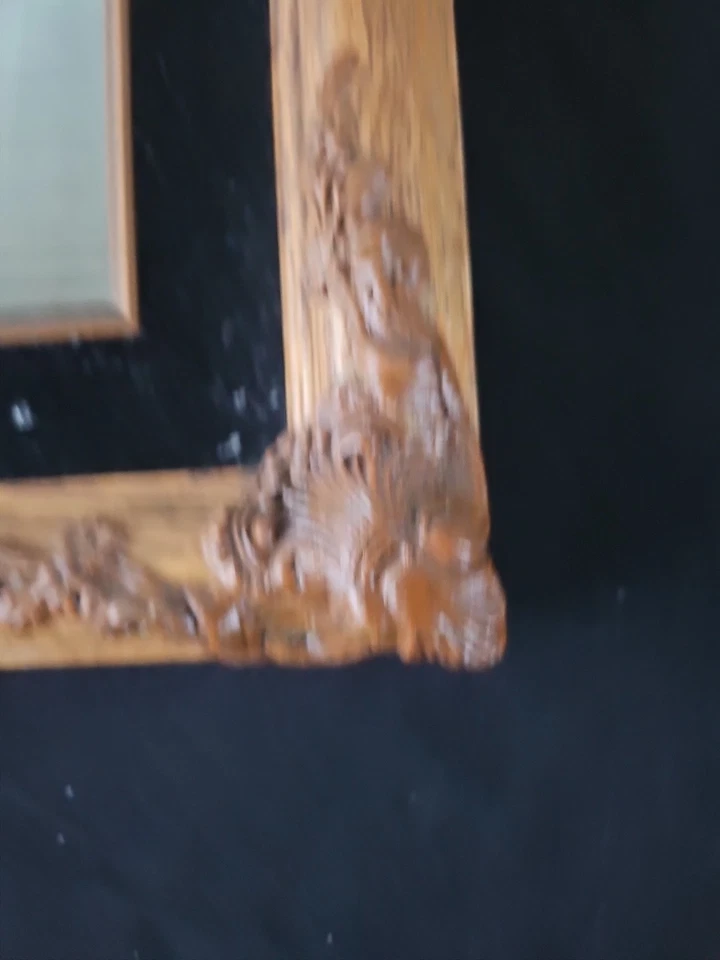 Marco antiguo militar vintage con cuadro bandera americana Foto 2 de 4