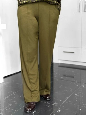MILANO ITALY - Wideleg Pants / khaki - Bild 1 von 4