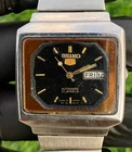 Vintage Seiko 5 Japan 6309 Automatic Movement 17 Jewels Mens Wrist Watch