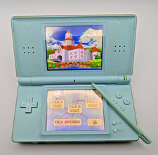 Nintendo DS Lite Ice Blue Japanese Import Tested Working Stylus Included
