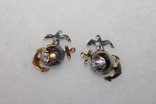 Insigne de col officier US marines américain  WW2,USMC ,semper fidelis.