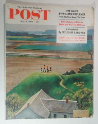 SATURDAY EVENING POST MAGAZINE MAY 4 1957 WILLIAM FAULKNER