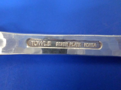 4 Towle HAMMERSMITH Silverplate KOREA 1690-1990 Silverware Flatware DINNER FORKS - Picture 8 of 9