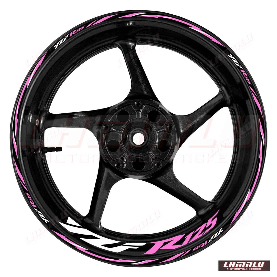 For YAMAHA YZF R125 R 125 Waterproof Decal Wheel Reflective RIM Stickers - Изображение 4 из 4
