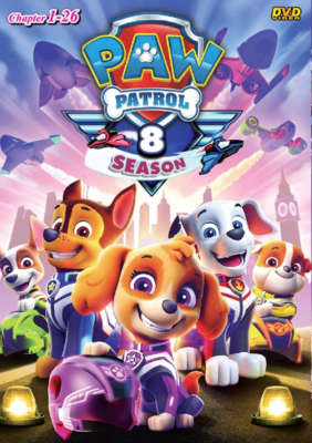 PAW PATROL Dvd Complete Series Season 1-8 END + Movie 2019 + Movie