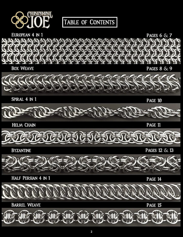 Complete Chainmail Kit - 20 Weave Tutorial Book, 23,000+ Rings(Over 4 Pounds), Foto 4 de 4