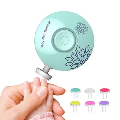 Baby Nageltrimmer elektrisch, Flrsucby Elektrischer Nageltrimmer für Babynagel