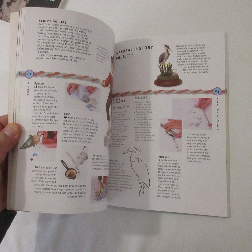 Polymer Clay Techniques Functional Art Figures Caricatures Armature