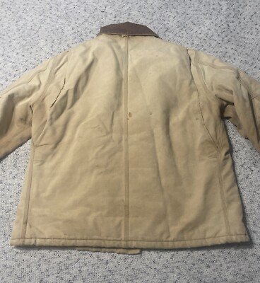 Vintage 1990s Carhartt Heavy Duty Quilted Lined Duck Chore