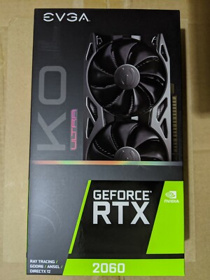EVGA GeForce RTX 2060 KO ULTRA GAMING 6GB Graphics Card 06G-P4-2068-KR