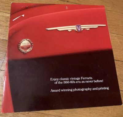 Ferrari: Beauty & Detail Singer Advertisement & 1998 Calendar - Vintage