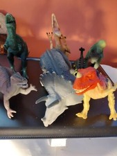 Dinosaurs Collection T-Rex Toy Figures Assorted Lot of 7