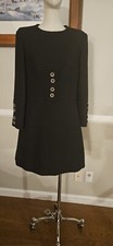 Little Black Itallian Dress By Rosier Mkd Sz 46 Plus Size