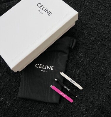 Auth Celine Logo Hair Pins Set - Great Condition Auth Celine Logo Hair Pins Set - Great Condition | eBay main image 3