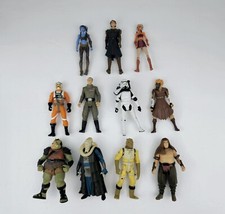 Lote de 11 figuras de acción Lucasfilm de Star Wars años 90 Kenner, Hasbro