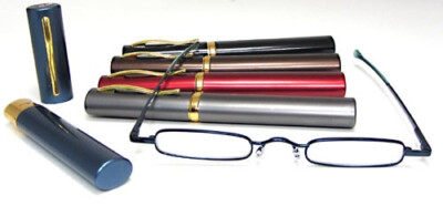 Small Rectangle Tube Readers Tiny Tim (Spring Hinge)