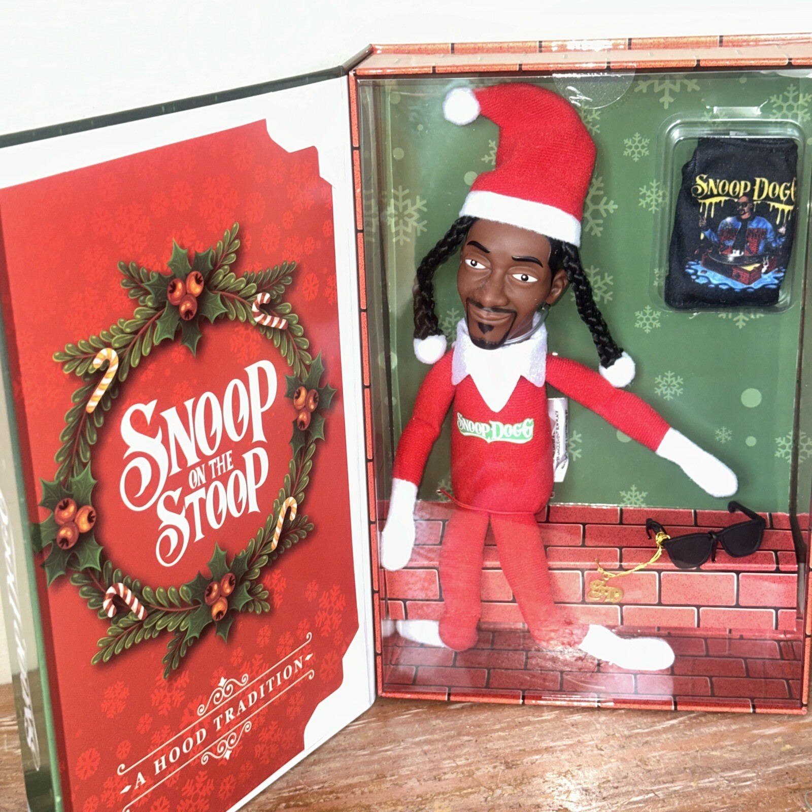 NEW Snoop on the Stoop 12” Snoop Dogg Christmas Plush Figurine Elf On The Shelf eBay