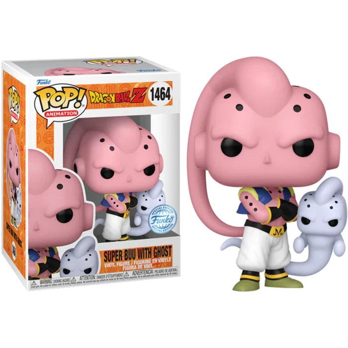 Dragon Ball Z - Super Buu con Ghost Pop! Figura Vinilo + PROTECTOR POP Foto 3 de 3