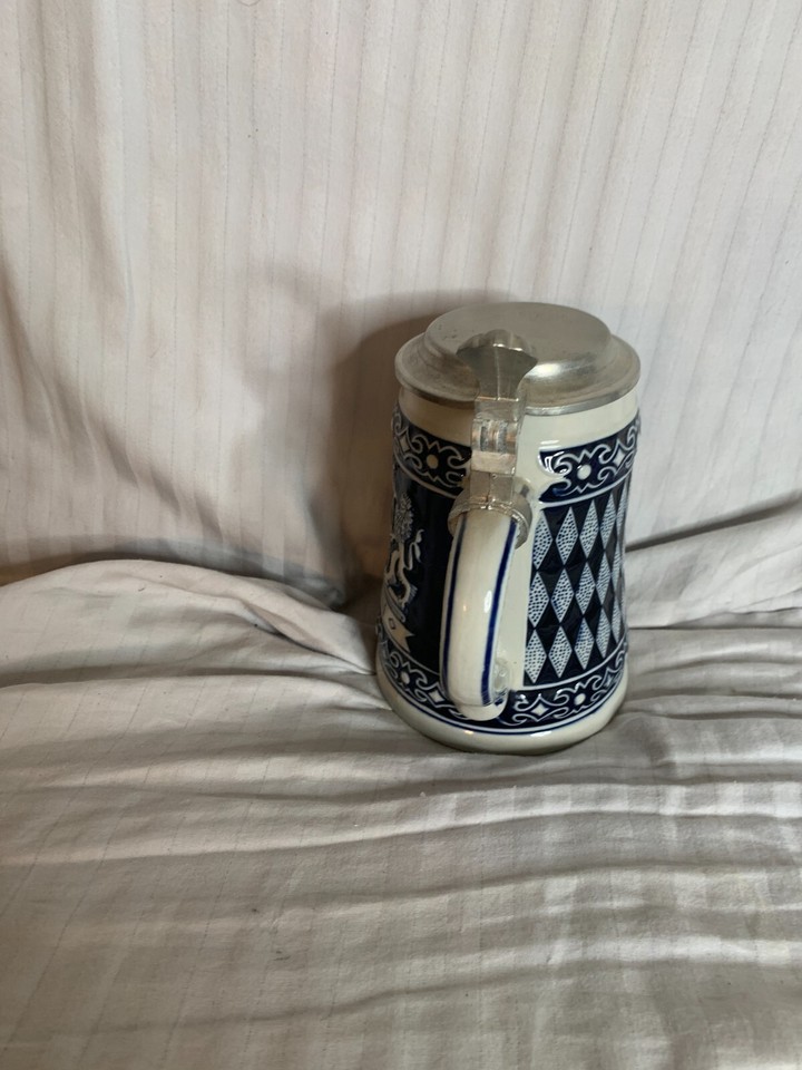 German Beer SteinBayern Made by Gerz in W. Germany with Lid eBay