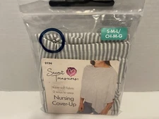 Secret Treasures Super Soft Nursing Cover-Up 3 Ways to Wear Scarf &Wrap One Size