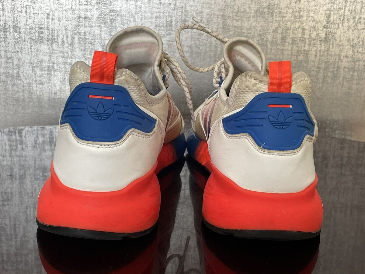ADIDAS ZX 2K Boost White Gradiant Sneakers Men's Size 12 ADIDAS ZX 2K Boost White Gradiant Sneakers Men's Size 12