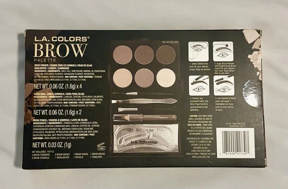 L.A. Colors Brow 13 Pc Brow Palette  - Image 2 of 2