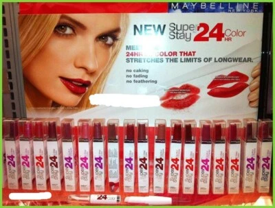 Rouge a levres Superstay 24H - 18 H - 16 H Maybelline