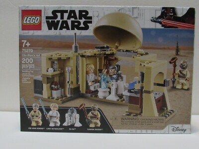 Lego Star Wars Building Toy Kit Obi-Wan's Hut 75270 NIB Ages 7+