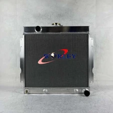 For 1965 1966 Dodge Dart V8 Conversion 65 66 3 Row Aluminum Radiator AT