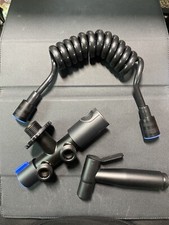 Hand held bidet sprayer/ diaper cleaner, stainless steel with hose and bracket