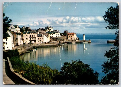 Belle-Ile-En-Mer Port Sauzon France Vintage Postcard Lumicap 1967 Posted