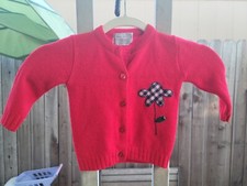 May Knit Vintage Girls Sweater 2T May Knitting Co. Children's Clothes Cardigan