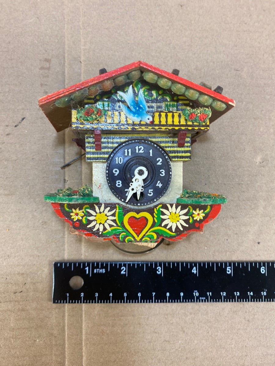 Vintage Albert Schwab Kookoo Coocoo Clock Cuckoo Black Forest