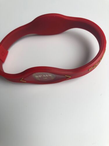 SPAIN Power Balance Energy Health Band Bracelet - Picture 2 of 4