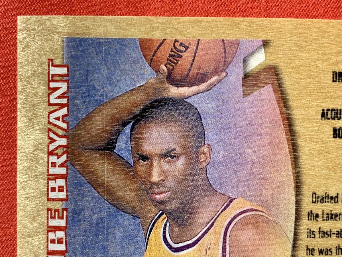 Kobe Bryant 1996-97 Topps Youthquake #YQ15 Rookie RC Wood Kobe Bryant 1996-97 Topps Youthquake #YQ15 Rookie RC Wood