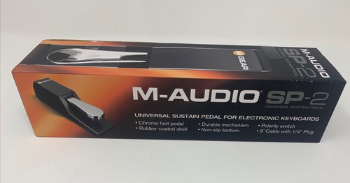 M-Audio SP-2 Pedale di supporto universale per tastiere elettroniche con cavo 6' (NERO) - Foto 3 di 5