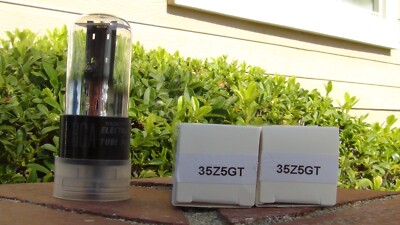 35Z5GT x2 Used Half Wave Rectifier Tubes-Tested 95% or Better-Free Shipping inUS