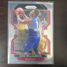 2021-22 Panini Prizm Zion Williamson #108 Image Variation Team Durant SP PELICAN