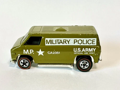1974 Hot Wheels Redline Flying Colors Olive U.S. Army Military Police Super Van