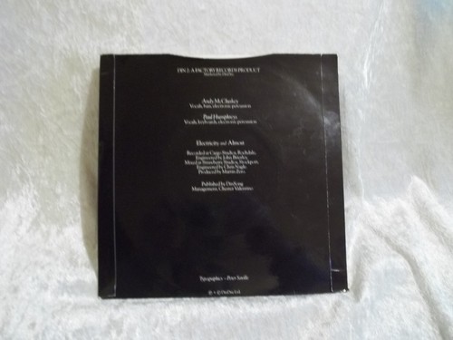 ORCHESTRAL MANOEUVRES IN THE DARK ELECTRICITY/ALMOST 7" FACTORY RECORDS DIN 2 - Picture 2 of 4