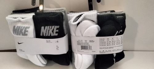 Nike Toddler/Little Boy's Quarter Crew Athletic Socks 6-Pairs Dri-FIT - Picture 2 of 5