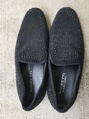 Moretti Black Label Rhinestone Black Men display picture 2