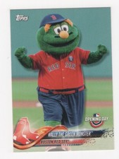 2018 TOPPS OPENING DAY BASEBALL MASCOT WALLY THE GREEN MONSTER RED SOX #M-2
