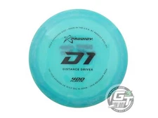 USED Prodigy Discs 400 D1 168g Seafoam Black Stamp CHALKY Driver Golf Disc