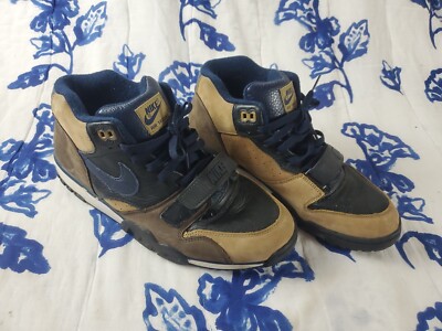 Vintage 2003 Nike Air Trainer 1 11 SB Black Obsidian Taupe Brown 306193 042
