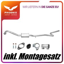 Ford Fusion 1.6 TDCi (2004-2006) Mittelschalldämpfer Auspuff Mit E-Prüfzeichen